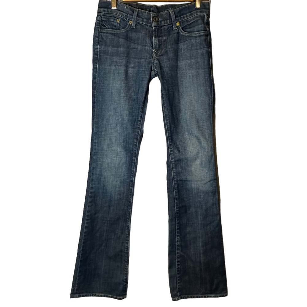 Levi’s Capital E Swank Low Slim Boot Denim Jeans Wome… Gem